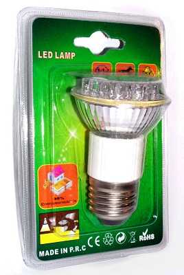 Úsporná LED diodová žárovka 30 LED 